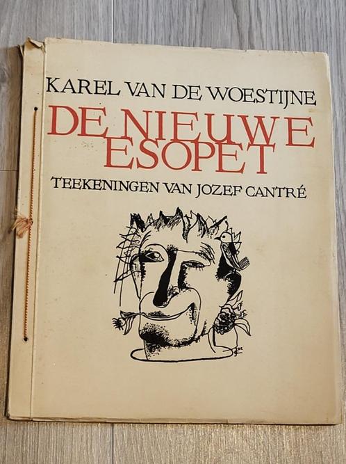 Van de Woestijne Karel: 'De nieuwe Esopet', Cantré Jozef, Boeken, Kunst en Cultuur | Beeldend, Gelezen, Ophalen of Verzenden