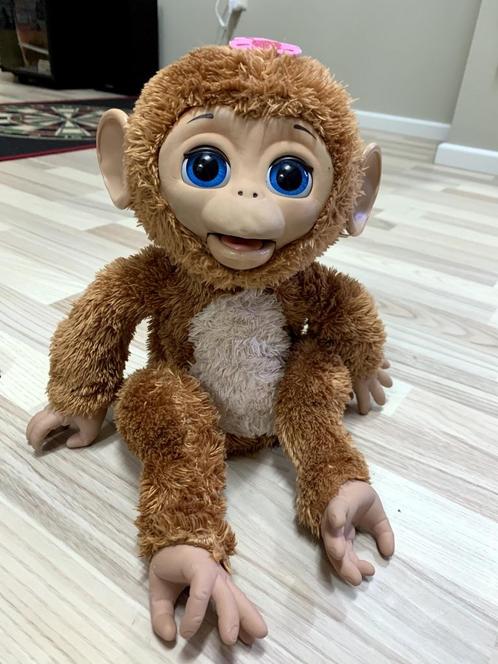 FurReal Friends - Koko - Giechelende aap, Kinderen en Baby's, Speelgoed | Knuffels en Pluche, Zo goed als nieuw, Overige typen