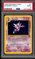 Haunter Holo PSA 9 - 6/62 - Fossil 1999, Hobby en Vrije tijd, Verzamelkaartspellen | Pokémon, Verzenden, Zo goed als nieuw, Losse kaart