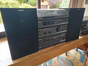 Sony stereoketen - platendraaier - radio - cassette deck beschikbaar voor biedingen