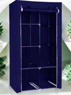Handig voor in kleine ruimtes. Opberg garderobe blauw 110cmB, Overige materialen, 100 tot 150 cm, Verzenden, Nieuw