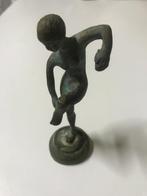 Te koop massief bronzen beeldje van een naakte vrouw., Antiek en Kunst, Ophalen of Verzenden