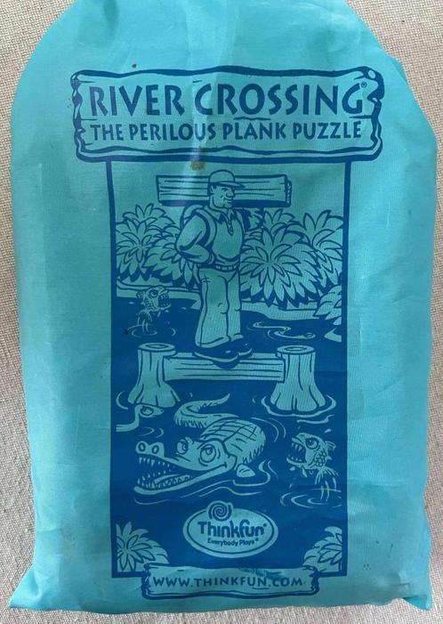 River crossing the perilous plank puzzle., Kinderen en Baby's, Speelgoed | Educatief en Creatief, Zo goed als nieuw, Puzzelen