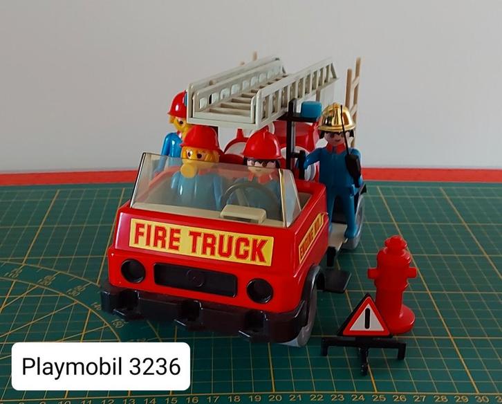 Lot vintage Playmobil brandweer (PLL02), Kinderen en Baby's, Speelgoed | Playmobil, Gebruikt, Complete set, Ophalen of Verzenden