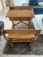Klein vintage houten bureau