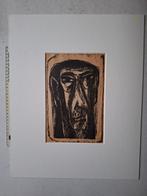 Litho Theo van der Horst "Man met bril", Ophalen of Verzenden