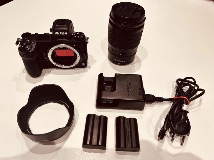 Nikon Z6 II + Nikkor Z 24-200mm f/4-6.3 VR lens, Audio, Tv en Foto, Fotocamera's Digitaal, Zo goed als nieuw, Nikon, 8 keer of meer