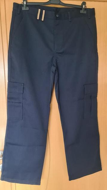Blauwe werk-/cargobroek - W40 L32 (XXL-XXXL) - nieuw! beschikbaar voor biedingen