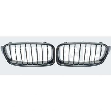 Grill Hoogglans Zwart Niergrill 8 spijlen BMW 3 Serie F30 F3 beschikbaar voor biedingen