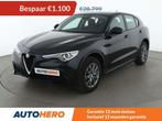 Alfa Romeo Stelvio 2.0 Turbo Super Q4 (bj 2019, automaat), Auto's, Alfa Romeo, Automaat, Zwart, Leder, 5 zetels