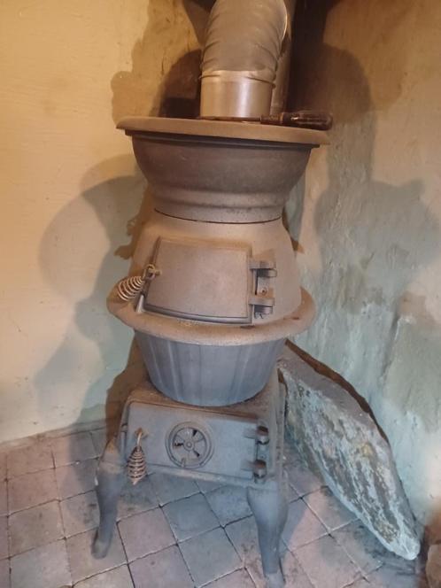 Houtkachel en brandhoud, Huis en Inrichting, Kachels, Gebruikt, Vrijstaand, Houtkachel, Hout, Ophalen