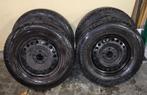 4 jantes en tôle + pneus hiver 215/65 R16, Autos : Pièces & Accessoires, Pneus & Jantes, 16 pouces, Véhicule de tourisme, Pneu(s)