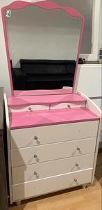 Armoire à glace, commode rose, Enfants & Bébés, Chambre d'enfant | Commodes & Armoires, Enlèvement, Utilisé