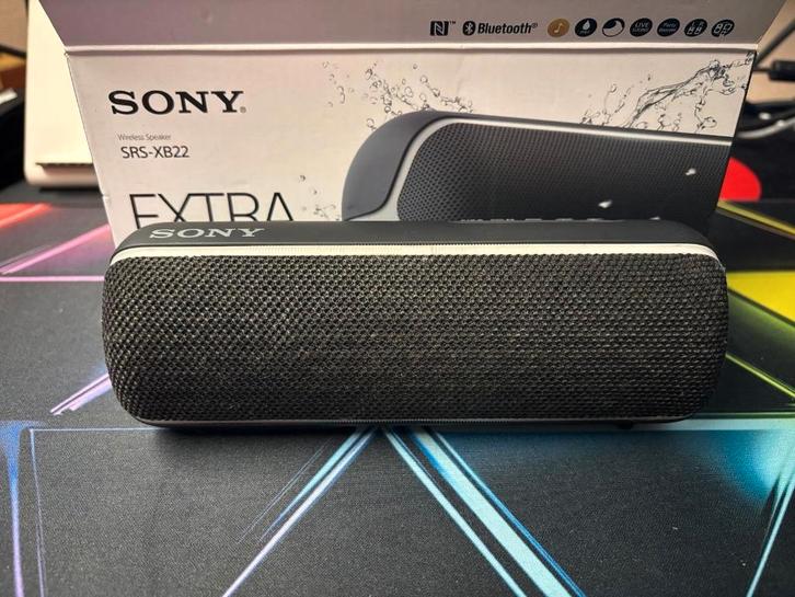 Sony SRS-XB22 Bluetooth Extra Bass LED licht Waterdicht 12H, Audio, Tv en Foto, Luidsprekerboxen, Zo goed als nieuw, Overige typen