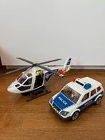 PLAYMOBIL - Hélicoptère Police (+ voiture gratuite), Complete set, Gebruikt, Ophalen