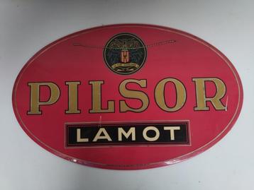 Pilsor Lamot 1950 Rob Otten bord, Enlèvement ou Envoi, Utilisé, Panneau publicitaire