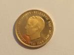 25 jaar Koning Boudewijn gouden herdenkingspenning, Ophalen, Goud, Losse munt, Goud