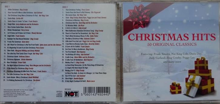 Christmas Hits. 50 Original Classics (2xCD), Cd's en Dvd's, Cd's | Kerst en Sinterklaas, Zo goed als nieuw, Kerst, Ophalen of Verzenden