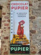 Oud geëmailleerd reclameplaatje Chocolate Pupier EAS Vi, Verzamelen, Gebruikt, Ophalen of Verzenden
