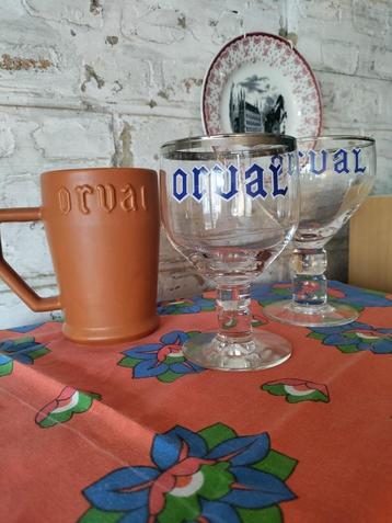 Set de verres Orval, Enlèvement ou Envoi, Comme neuf, Verre à bière