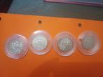 4 duitse zilvermunten  2-3-5 reichsmark, Postzegels en Munten, Ophalen of Verzenden