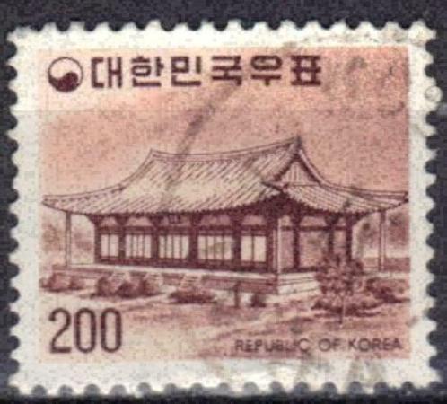 Zuid-Korea 1977 - Yvert 966 - Busok-sa tempel (ST), Timbres & Monnaies, Timbres | Asie, Affranchi, Envoi