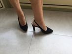 Escarpins en daim, Pumps, Lilian, Zwart, Ophalen of Verzenden