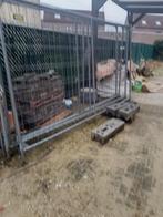 Werfhekken+ kunststofvoeten, Ophalen, Gebruikt