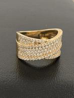 Geel gouden ring (18 kt), Handtassen en Accessoires, Ringen, Ophalen, Geel, Nieuw, 17 tot 18