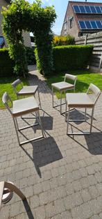 4 x hoge barkruk, Tuin en Terras, Ophalen, Gebruikt