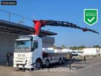 Volvo FH 500 8X2 Palfinger PK110002 SH Crane + Fly-Jib Winch, Auto's, Vrachtwagens, Automaat, Wit, Leder, Bedrijf
