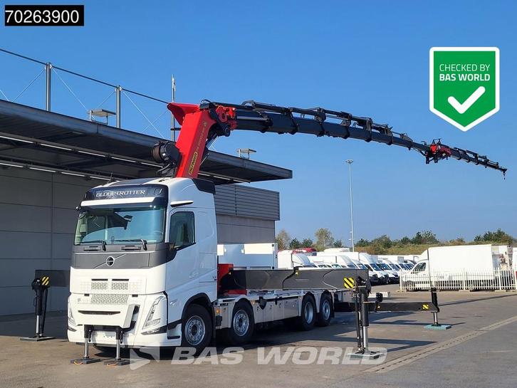 Volvo FH 500 8X2 Palfinger PK110002 SH Crane + Fly-Jib Winch, Auto's, Vrachtwagens, Bedrijf, Te koop, Achteruitrijcamera, Airconditioning