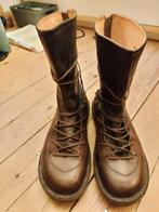 Bruine lederen Trippen botinnen maat 40, Kleding | Dames, Schoenen, Ophalen of Verzenden, Zo goed als nieuw, Bruin