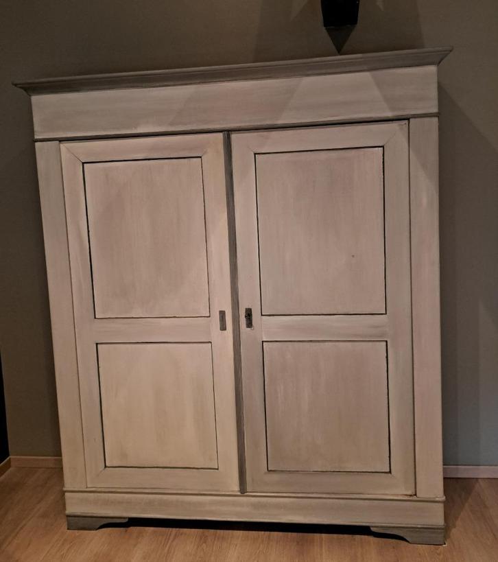 GARDE ROBE 2 PORTES EN BOIS, Huis en Inrichting, Kasten | Kleerkasten, Gebruikt, 150 tot 200 cm, 150 tot 200 cm, 25 tot 50 cm