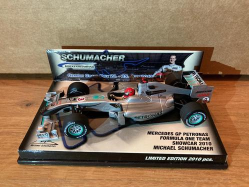 Michael Schumacher 1:43 Showcar 2010 Mercedes GP Petronas, Verzamelen, Automerken, Motoren en Formule 1, Nieuw, Formule 1, Ophalen of Verzenden