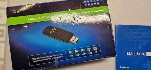 Adaptateur USB sans fil N Linksys AE1200 N300, Informatique & Logiciels, Routeurs & Modems, Utilisé, Enlèvement