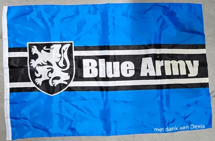 Club Brugge vlag Blue Army, Diversen, Vlaggen en Wimpels, Zo goed als nieuw, Ophalen of Verzenden