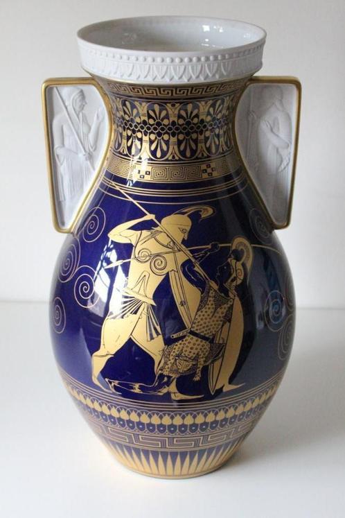 Vaas Krautheim Bavaria Kobalt, Antiquités & Art, Antiquités | Vases, Enlèvement