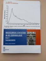 Basiscursus statistiek in de criminologie, Boeken, Studieboeken en Cursussen, Ophalen, Zo goed als nieuw, Hoger Onderwijs, Die keure
