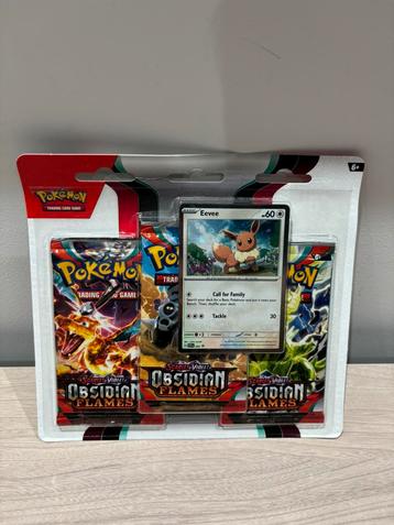 Pokémon TCG - Obsidian Flames 3 Pack Blister English Eevee