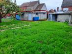 Betonnen garage met profielplaten en oude kasseien, Ophalen, Gebruikt