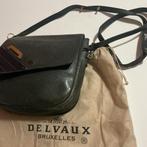 Delvaux zwart midelmaat oud desing, Handtassen en Accessoires, Gebruikt, Zwart, Leer, Ophalen