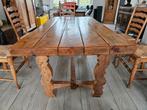 table style anglais (fabrique en Angleterre) et 4 chaises en, Maison & Meubles, Tables | Tables à manger, Enlèvement, Utilisé