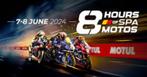 2 e-tickets weekend pour les 8h SPA MOTO les 7 et 8 juin 202, Juni, Twee personen, Sport moto