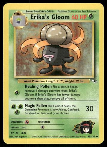 Erika's Gloom 45/132 - Gym Heroes (EX) beschikbaar voor biedingen