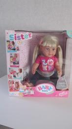 Baby Born Sister nieuw, Ophalen of Verzenden, Nieuw, Babypop