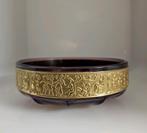 Moser schaal amethist goud, Antiek en Kunst, Ophalen of Verzenden