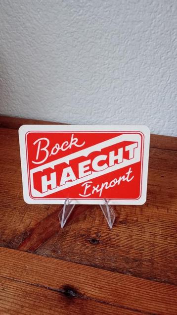 Brouwerij oud bier speelkaart Bock Haecht