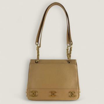 Chanel vintage triple CC tote authentiek  beschikbaar voor biedingen