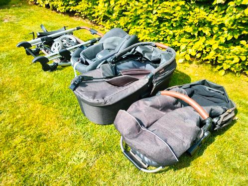 ABC Design wieg, buggy, Maxi-cosi, meerijdplankje -set, Kinderen en Baby's, Buggy's, Gebruikt, Maxi-Cosi, Voetenzak, Ophalen